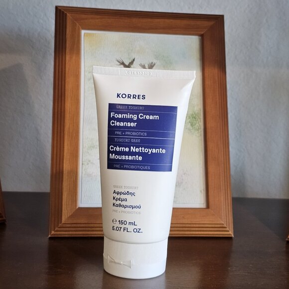 KORRES Greek Yoghurt Foaming Cream Cleanser-5.07 Oz/ 150 ml - Picture 1 of 6